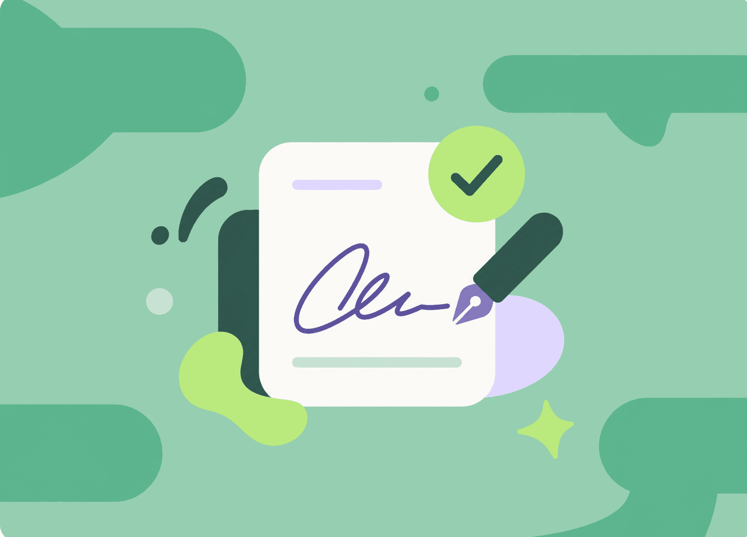 Digital lease signing workflow